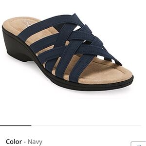 Sandals-navy blue 7.5